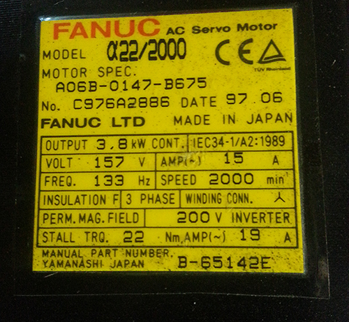 a22/2000 Motor Image